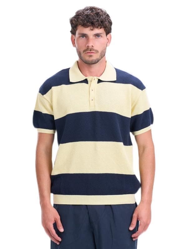 Bowline Stripped Polo Knitwear Shirt