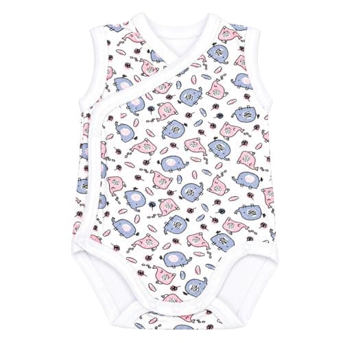 Papillon Girls Cotton Sleeveless Bodysuit Underwear Printed Baby Girl Base Layer Underwear (pack of 1)