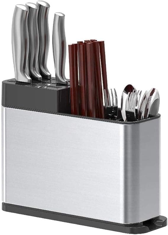 2-in-1 Metal Dish Drying Rack and Kitchen Countertop Drainer