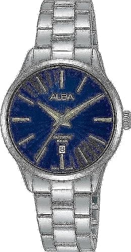 Alba Watch for Women, Quartz Movement, Analog Display, Silver Stainless Steel Strap-AH7W37X