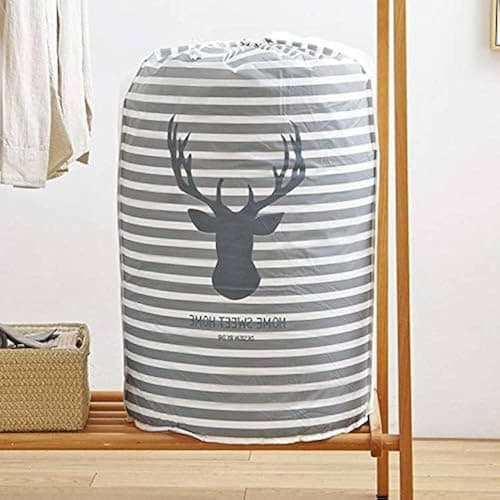 Jumbo Deer Storage Bag for Quilts Clothes Heavy Duty Zipper Organizer
