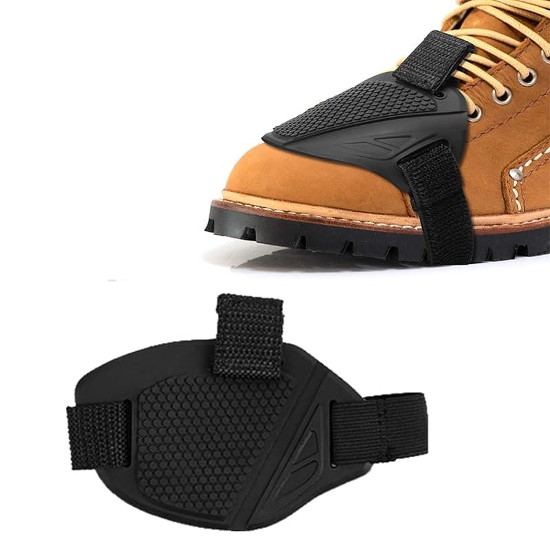 KaberTrade Motorcycle Scooter Motorcycle Shoe Protector Rubber Gear Shifter Shoe Protector (1 Piece, Black, Code:9327) Vehicle mirror