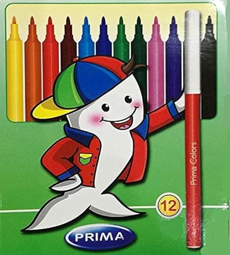 Prima Fibretip Colors - Set of 12 Writing instrument