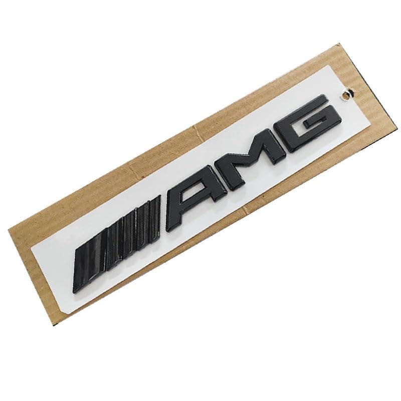 KaberTrade 3D Car Logo Tag Sticker - Metal High Quality (AMG, Size : 18.5 * 1.8cm, Code:9056) - KaberTrade Vehicle emblem