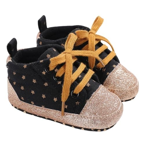 Mix&Max baby-girls Synthetic Fibers Sneakers Printed Stars Sneaker Shoes