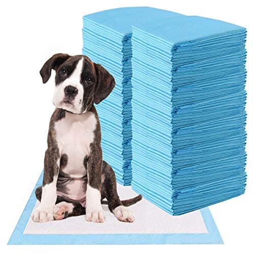 COSTWAY Pack of 150 Puppy Training Pads, Disposable 5-Layer Dog Pads, 60 x 90 cm Absorbent Hygienic Mat, Super Absorbent Pet Potty Training Disposable incontinence surface protector