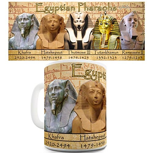 TWISTED ENVY Egyptian Pharaohs Ceramic Novelty Gift Mug Drinking cup