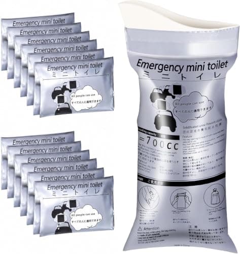 Portable Disposable Toilet Bags 700ml 1 Piece Toilet seat
