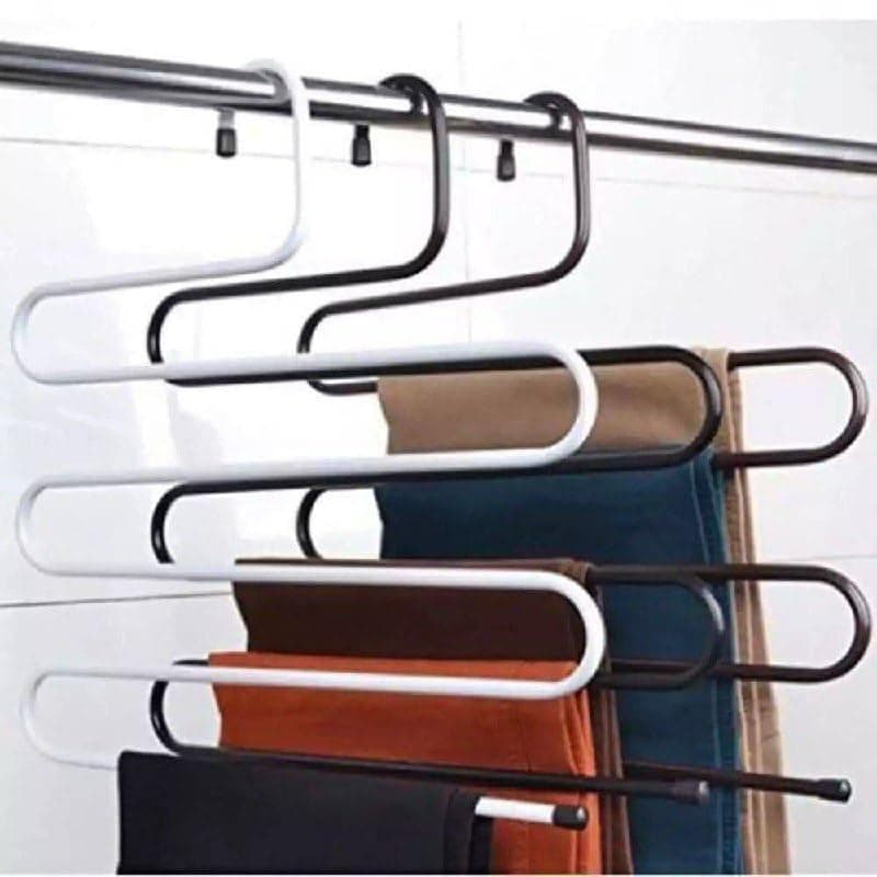 Spiral Trouser Hangers – 3 Pack of Product | Space Saving Design to Store Multiple Pants in One Place, Ideal for Home Closet Clothes hanger
