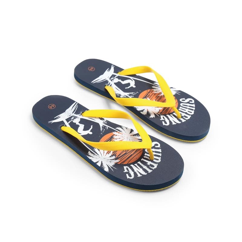 Tujoo Men Slipper Navy*Yellow