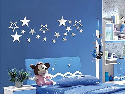 DIY Art Shining Star Mirror Wall Sticker Sticker decal