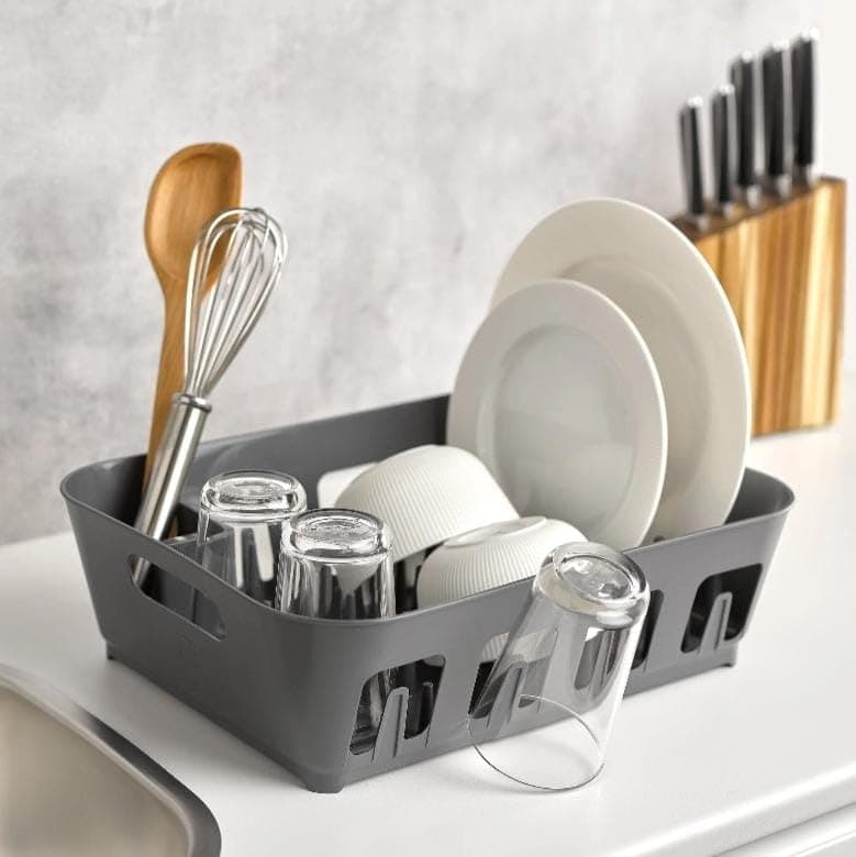 Generic Plastic dish drainer, Grey, .kI