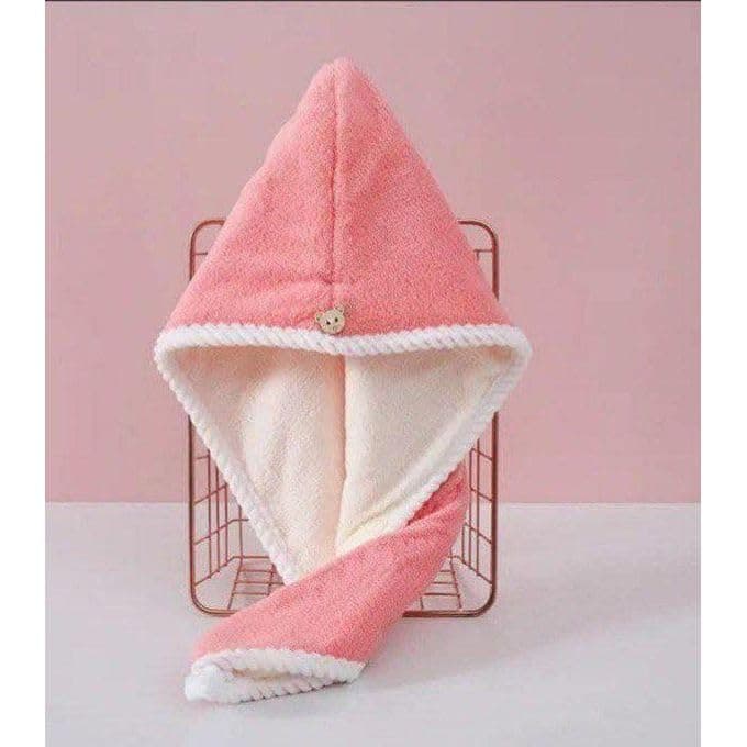 Microfiber Mohair Hair Bonnet, Ultra Absorbent Drying Wrap, Soft Hair Cap Towel
