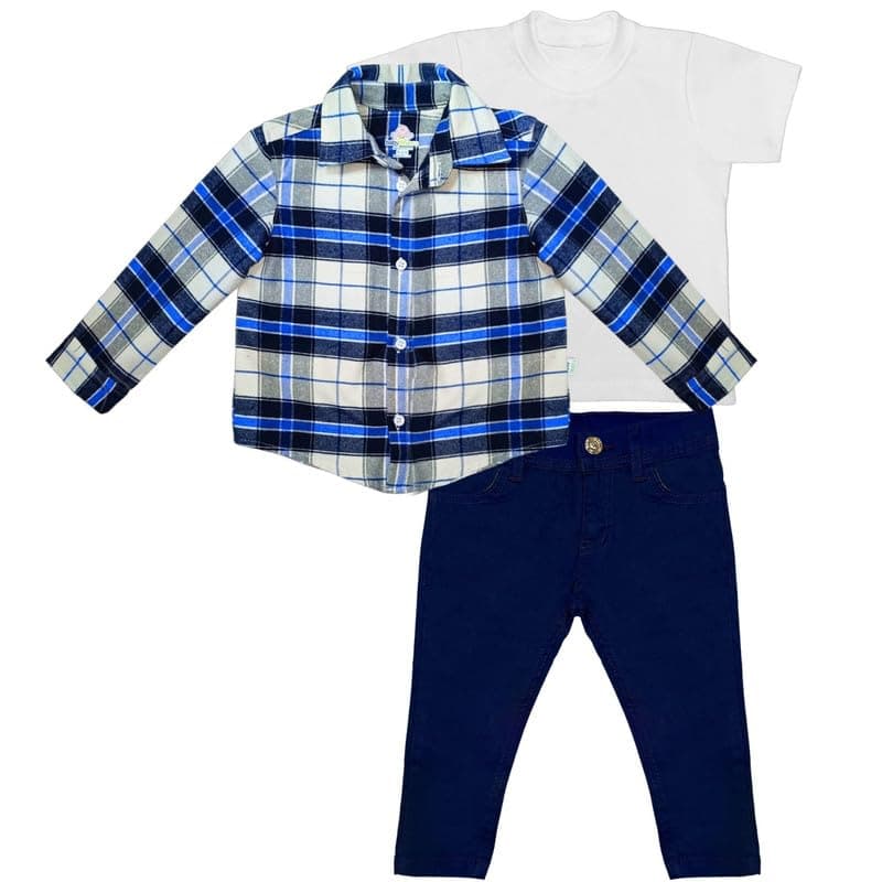 Baby Shoora Boys Cotton Long Sleeves Shirt&Half Sleeves T-shirt&Pants Long Sleeves Shirt&Half Sleeves T-shirt&Pants (pack of 1) Outerwear