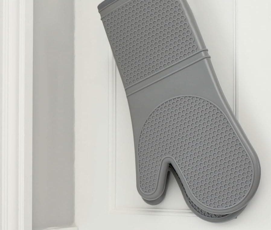 Silicone Oven Mitt Heat Resistant Non Slip Glove for Pots and Trays