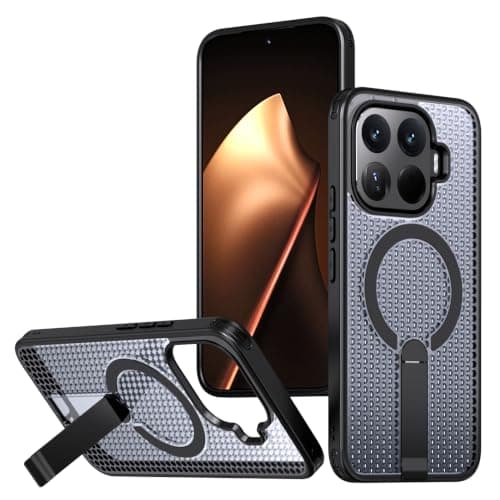GOLDEN MASK Compatible With Xiaomi 17T Trendy Color Matching Magnic Case (Black) Cellular phone case