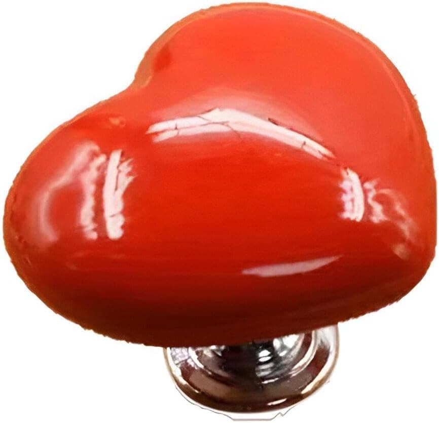 Heart Shaped Toilet Tank Button Decorative Flush Push Button for Bathroom Toilet Tank Accessory Replacement Stylish Heart Design Flush Button Ornament
