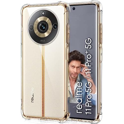 Zubitech Case for OPPO Realme 11 Pro Plus 5G / Realme 11 pro Clear Cover Case Soft Transparent Silicone Gel Shock Absorbent Reinforced Corner Cover For Realme 11 Pro Plus / 11 Pro 5G Cellular phone case