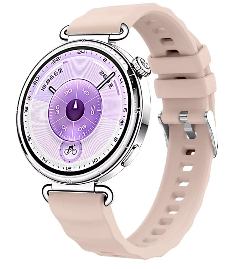 Silicone Band Compatible with Huawei Watch GT6 41mm | GT5 41mm | GT4 41 mm 2025, 18mm New Soft Silicone Loop Strap, Soft Breathable Wristbands No Gap for Women Men