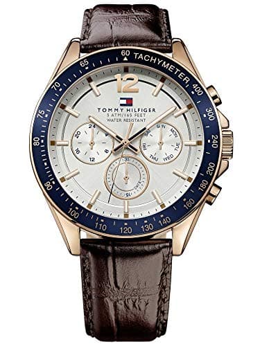 Tommy Hilfiger - 1791118 Watch, Brown/Gold, Brown/White, One Size, Strap