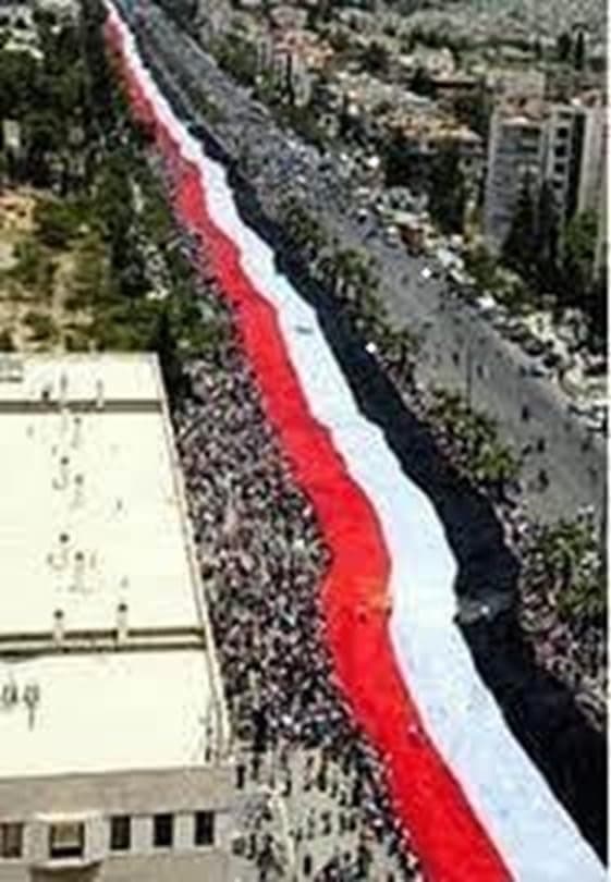 Egyptian National Long Flag Independence Day National Festivals Events Celebrations Street Decoration No Flagpole Included For Schools Buildings Companies Outdoor Indoor Display - 20 Meters X 130 cm Banner