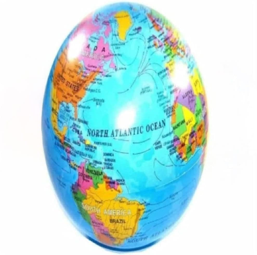 Globe Plastic Rotating LED Globe