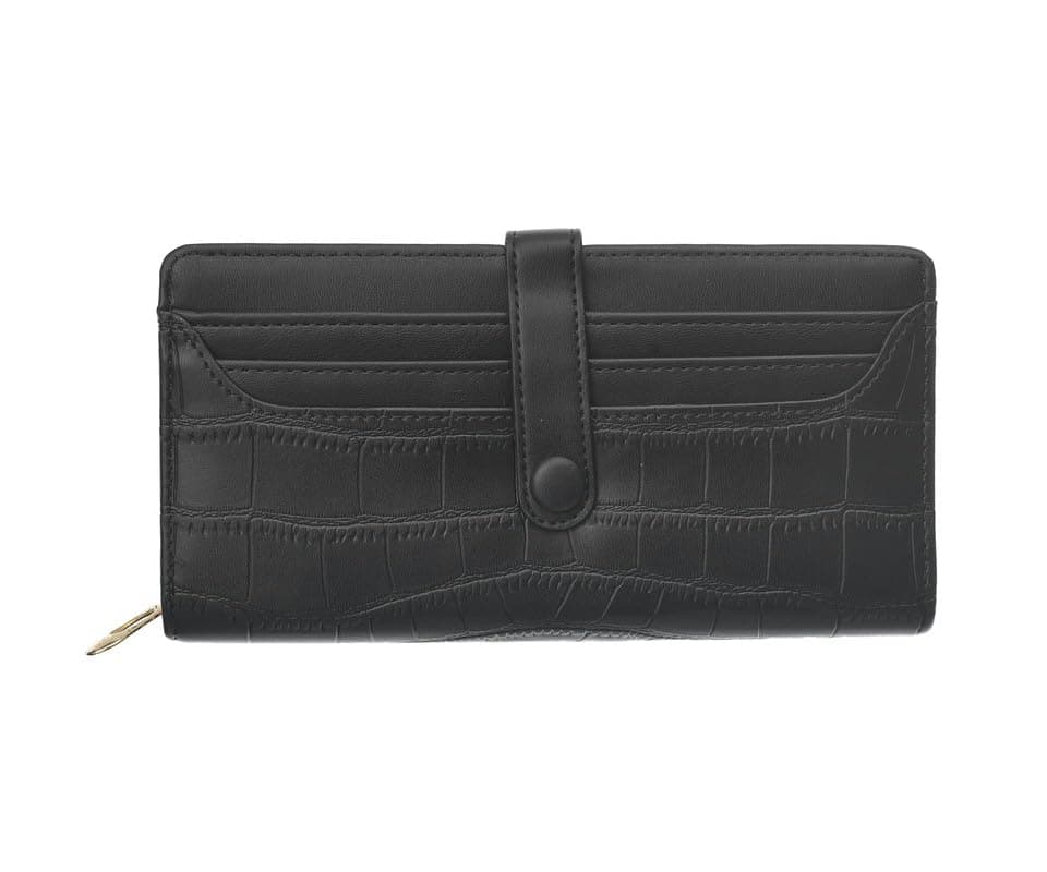 B&W Blocks Clips Wallet, 050 Black