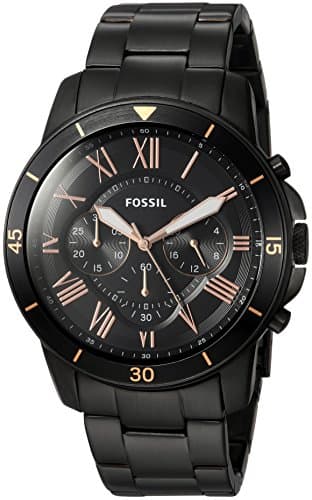 Fossil Men's Dial Stainless Steel Band Watch