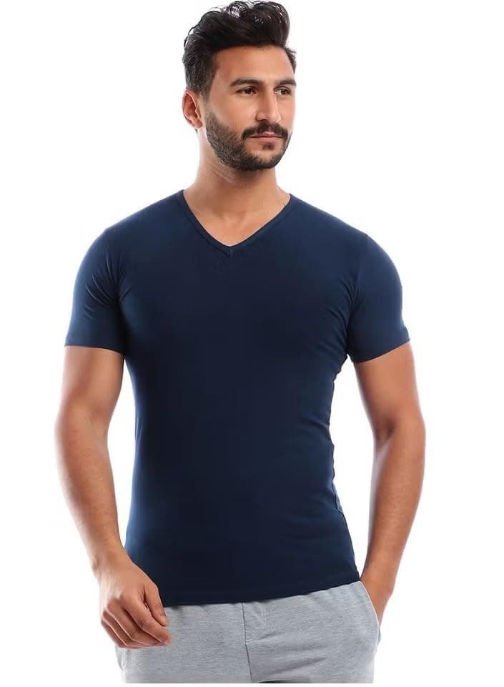 Mesery (V) Neck Men - Navy Pants