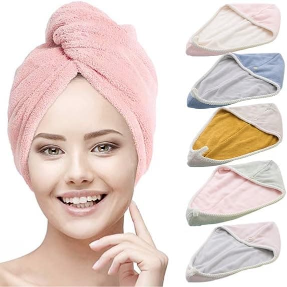 Microfiber Mohair Hair Bonnet Ultra Soft Absorbent Wrap Hair Care