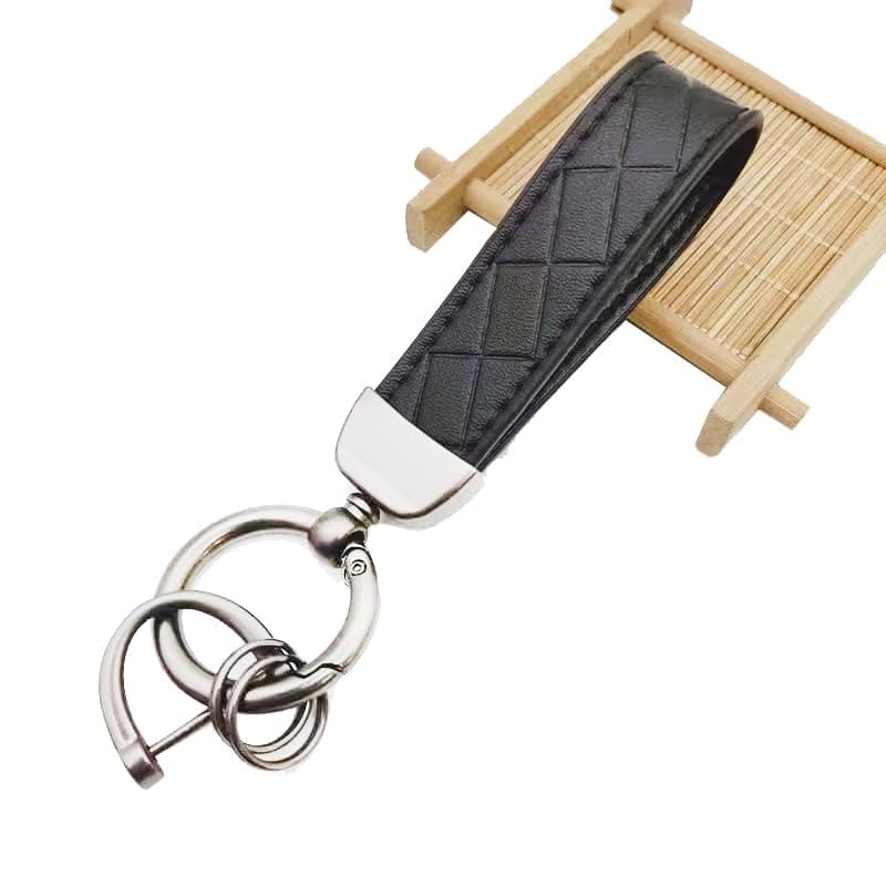 KaberTrade KaberTrade - Car Keychain - Car - Motorcycle - Family - Leather & Metal - Black - Code:10179 - KaberTrade