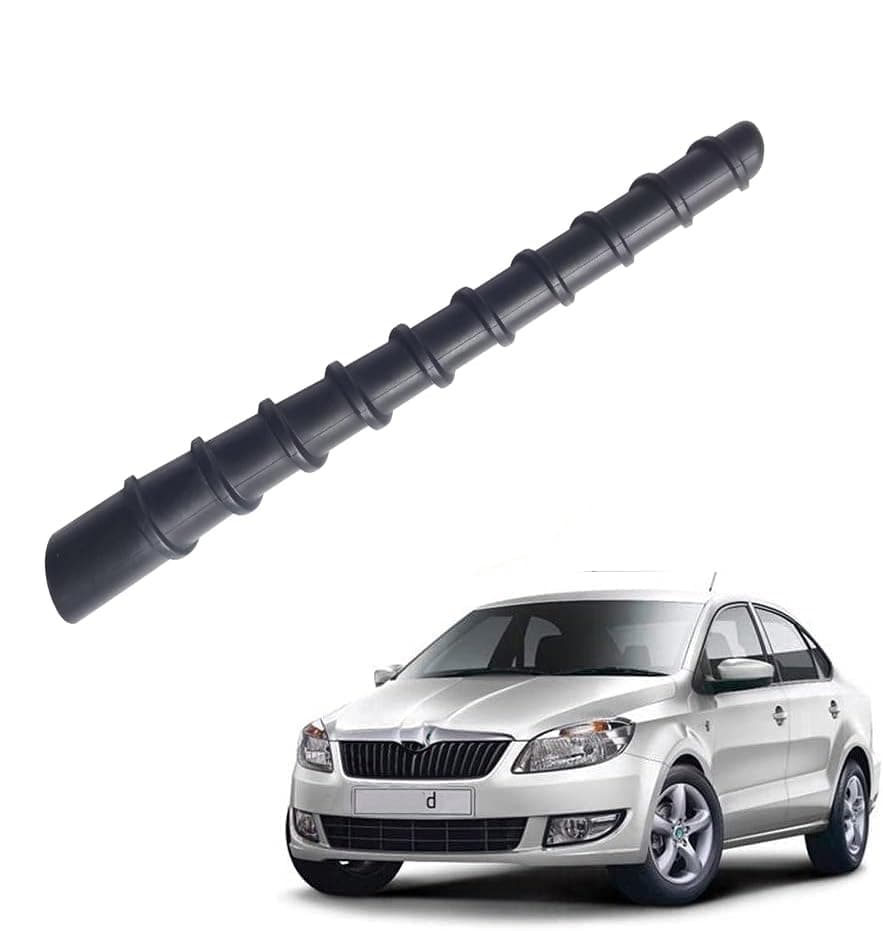 Car Roof Mount Anti-Theft Car Wash Rubber Antenna Radio for Most Cars - Spiral Antenna - 17cm - KaberTrade