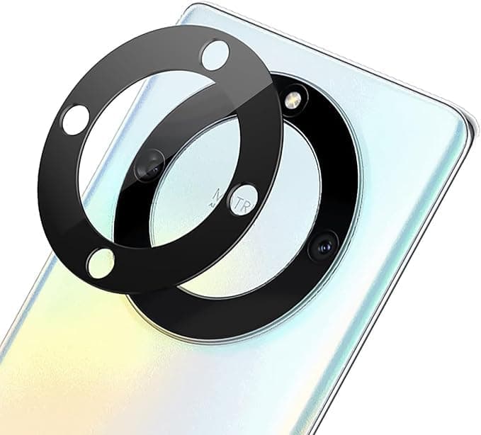Compatible with for Honor X9A | Honor Magic 5 Lite | X40 Camera Lens Protector Glass Screen Protector HD [Full Coverage][Anti-Scratch] Drop Protection Ultra Clear/Thin Lens Protector Case - Black Cellular phone case