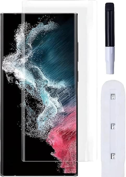 Screen Protector (Compatible with Infinix Note Edge) [Liquid UV Tempered Glass] Full Screen adhesive [Sensitive Touch][Fingerprint Sensor Compatible] HD Transparent