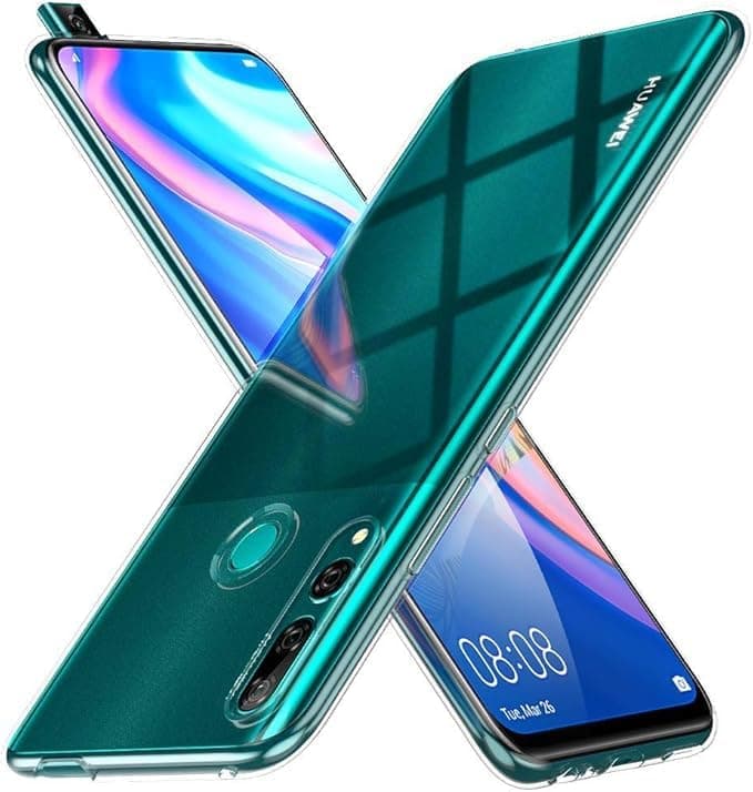 Case Compatible with Huawei Y9 Prime 2019, Case Crystal Clear Soft TPU Gel Case Flexible Silicone Anti-Scratch Camera Protection Transparent TPU Cover - Clear Cellular phone case