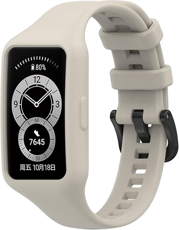 Sport Armband Compatible with Huawei Band 6/6 Pro/ 7/Waterproof Silicone Replacement Strap for Honor Band 7/6 Men Women