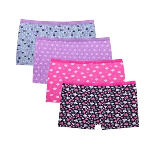 Karma Pack of 4 Printed Cotton Hot Short Underwear for Women Underpants