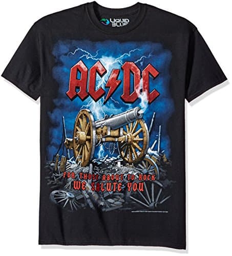 Liquid Blue Men's Cannon Carnage T-Shirt, Black, XXL