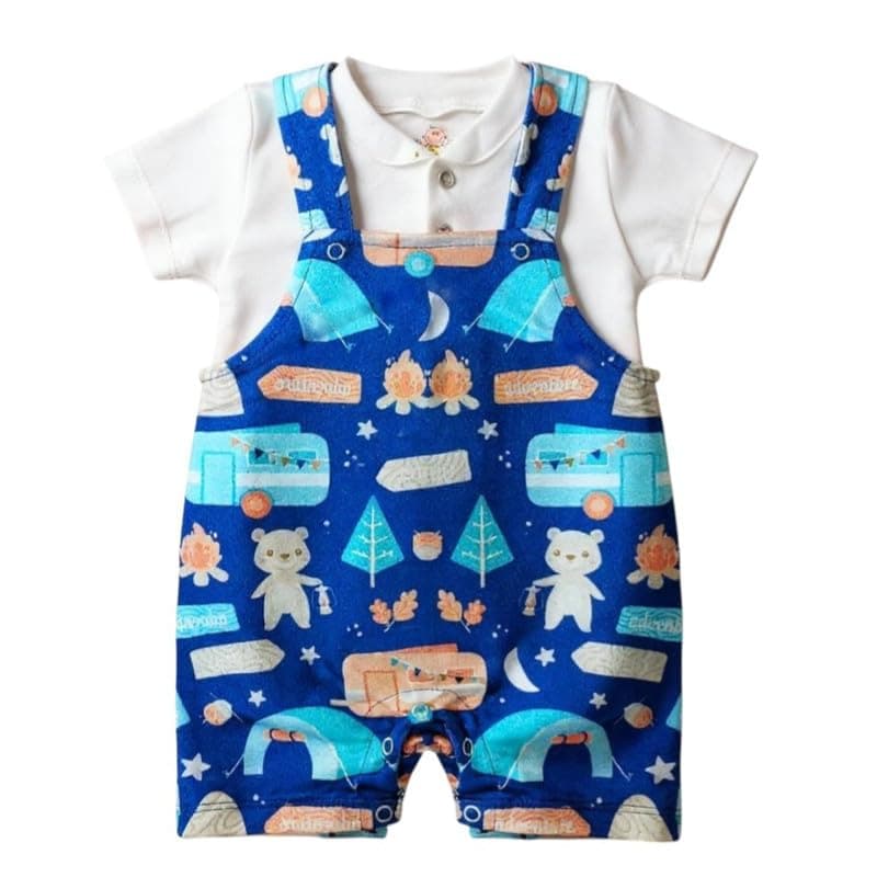 Baby Shoora Boys Half Sleeves Bodysuit&Sleeveless Bodysuit Printed Shapes Half Sleeves Bodysuit&Sleeveless Bodysuit (pack of 1) Outerwear
