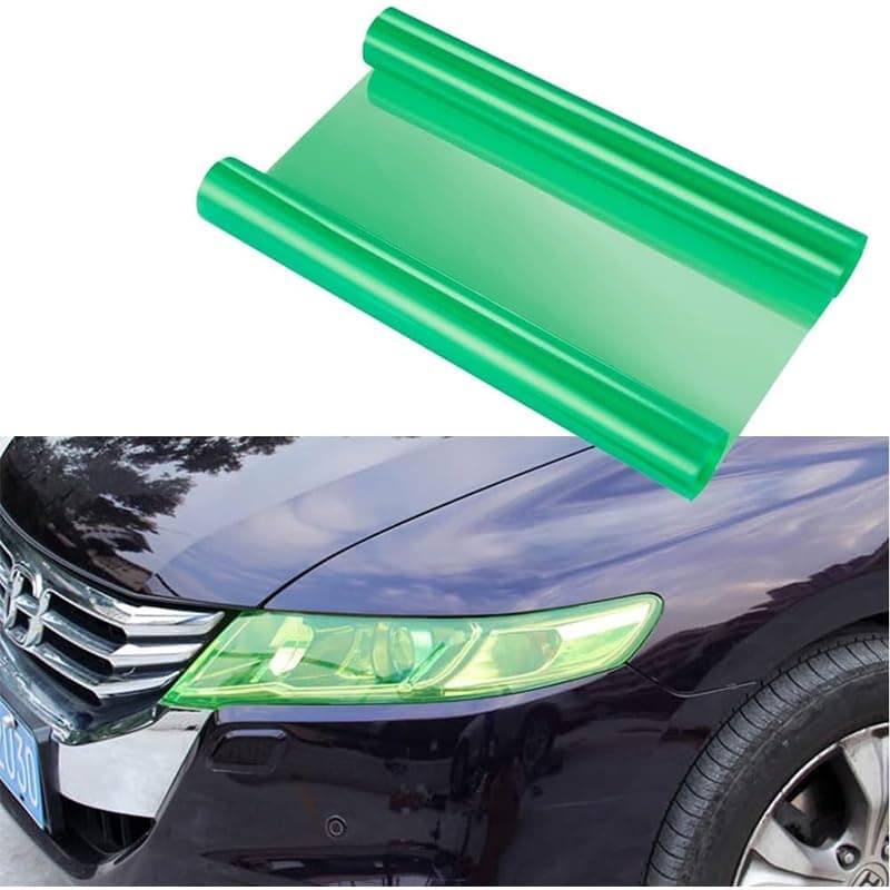 Kapper Trade - Fame and Protect Lanterns - Self-Adhesive Car Cover for Headlights and Fog (Green Famia, 8m*30cm, Code:2440) Sticker decal