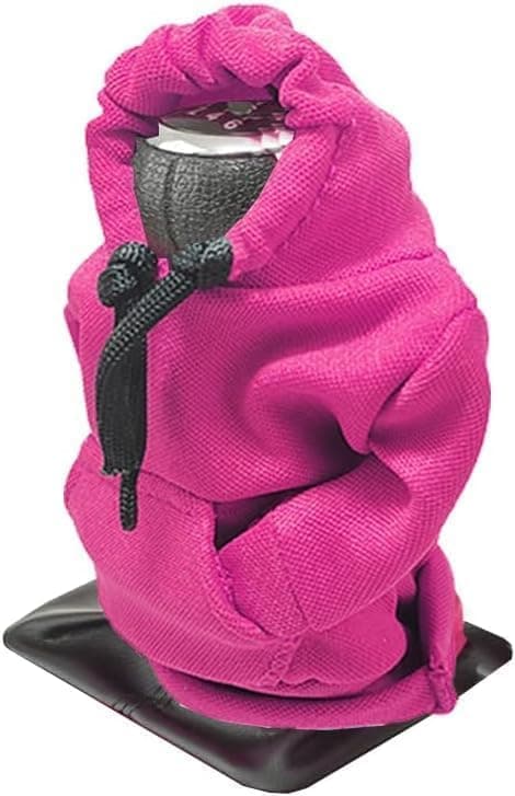 SACAR Car Gear Shift Knob Cover, Funny Car Accessories Decoration Head Covers Protect Gear Shift Knob (1PCS, Pink)