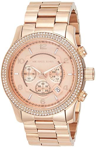 Michael Kors Womens Quartz Watch, Chronograph Display and Stainless Steel Strap MK5576
