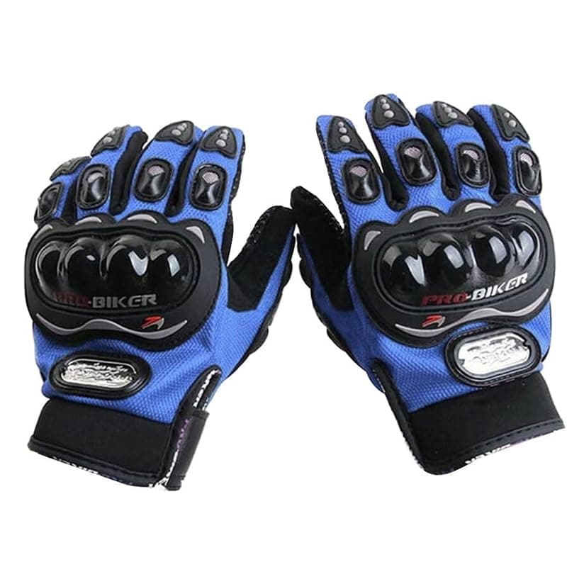 KaberTrade KaberTrade Anti Slip Cycling Gloves for Men and Women for Cycling Hiking Climbing Outdoor Activities (Black in Blue, L Code:9809) Sport activity glove