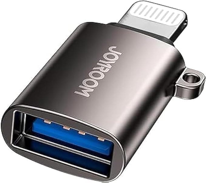OTG Male to Female USB L Adapter - Black OTG TO L Electronic adapter