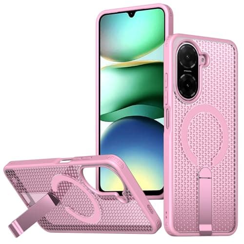 GOLDEN MASK Compatible With Xiaomi Redmi A7 Trendy Color Matching Magnic Case (Pink) Cellular phone case