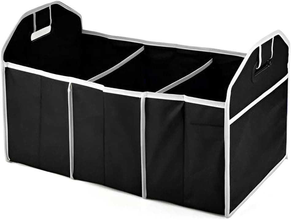 Car Trunk Organizer Trips Three Eyes Large Multi-Use Foldable Car Bag Organizer for Carrying Items, Gadgets and Clothes Easily Travel Inside Car Caddy
