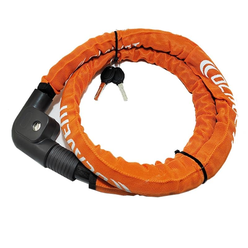 Kapper Trade Safety Lock for Motorcycles, Scooters, and Air Heavy Duty Security Anti-Theft (Bearing Lock Tails Fabric Shell, Length 150cm, Code:8650)