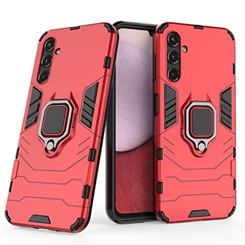 GOLDEN MASK Compatible With Samsung Galaxy A14 4G/A14 5G Black Panther Back Cover (Red) Cellular phone case