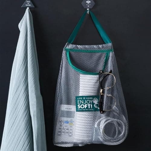 Hanging Garlic and Onion Storage Mesh Bag for Kitchen Vegetable Ventilation