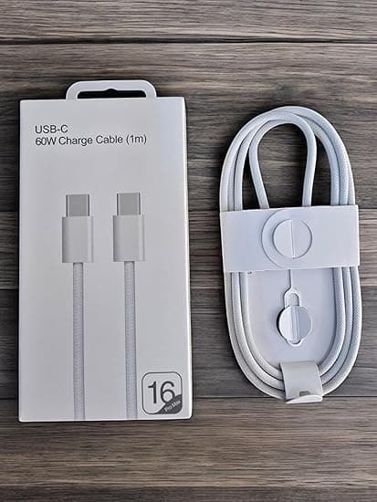 60W PD Type C to Type C Charging Cable 1M Certified Braided 480Mbps Data Transfer Speed (Pin to open the chip tray) for phones type-c - 60W